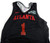 2024-25 Atlanta Hawks Jalen Johnson #1 Game Used Black Practice Jersey L DP94568