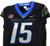 2019 Boise State Broncos #15 Game Used Black Jersey Football NP Rem 38 DP99877