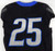 2020 Boise State Broncos #25 Game Used Black Jersey Football NP Rem 38 DP99876