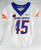 2019 Boise State Broncos #45 Game Used White Jersey Football NP Rem 44 DP99873
