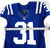 2014 Indianapolis Colts Quincy Wilson #31 Game Issued Pos Used Blue Jersey 40 94