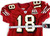 2006 San Francisco 49ers #18 Game Issued Red Jersey 42 309