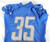2021 Detroit Lions Godwin Igwebuike� #35 Game Issued Blue Practice Jersey 44 210