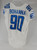 2023 Detroit Lions Quinton Bohanna #90 Game Issued White Jersey 90th P 48 6