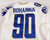 2023 Detroit Lions Quinton Bohanna #90 Game Issued White Jersey 90th P 48 6