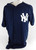 2003-06 New York Yankees Blank Game Issued Navy Jersey BP ST 50 017