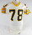 Appalachian State Mountaineers #78 Game Used White Jersey Sand Knit 50 012