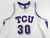2006-08 Texas Christian Frogs Metzger #30 Game Used White Jersey Basketball 015