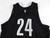2024-25 Brooklyn Nets Cam Thomas #24 Game Used Black Practice Jersey L 010
