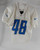 2017 Detroit Lions Don Muhlbach #48 Game Issued White Practice Jersey 46 229