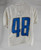 2017 Detroit Lions Don Muhlbach #48 Game Issued White Practice Jersey 46 229