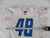2017 Detroit Lions Don Muhlbach #48 Game Issued White Practice Jersey 46 229