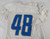 2017 Detroit Lions Don Muhlbach #48 Game Issued White Practice Jersey 46 229