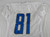 2017 Detroit Lions #81 Game Issued White Practice Jersey 46 239