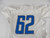 2018 Detroit Lions Josh Fatu #62 Game Issued White Practice Jersey 52 244