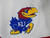 2023-24 Kansas Jayhawks Game Issued White Shorts Basketball SN2 600
