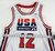 1992-93 Team USA Basketball #12 Game Issued White Jersey 48 798