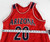 Mens 1990s Arizona Wildcats #20 Authentic Red Jersey Basketball DeLong 44 822