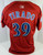 2015 Clearwater Threshers Alberto Tirado #39 Game Used Red Jersey 100th Centennial Patch 48 DP13307