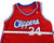 1998-99 Los Angeles Clippers Michael Olowokandi #34 Game Used Red Jersey 52 721
