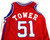 1995-96 Los Angeles Clippers Keith Tower #51 Game Used Red Jersey 48 724