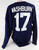1990s Florida Panthers Steve Washburn #17 Game Used Navy Practice Jersey 58 636