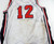 1992-93 Team USA Basketball #12 Game Issued White Jersey 806