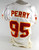 1997 Kansas City Chiefs Michael Dean Perry #95 Game Used White Jersey 50 752