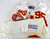 1997 Kansas City Chiefs Michael Dean Perry #95 Game Used White Jersey 50 752