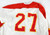 Mens 1970s Atlanta Flames #27 Authentic White Jersey Maska L 811