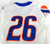 2021 Boise State Broncos #26 Game Used White Jersey Football NP Rem 42 922