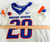 Boise State Broncos #20 Game Used White Jersey Football NP Rem 40 923