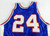 Mens 1990s Florida Gators #24 Authentic Blue Jersey Basketball 820