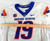 Boise State Broncos #19 Game Used White Jersey Football NP Rem 44 924