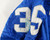 1999 Detroit Lions Robert Bailey #35 Game Used Blue Jersey 46 261