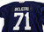 1990s Florida Panthers Brent Belecki #71 Game Used Navy Practice Jersey 56 633