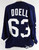 1990s Florida Panthers Kevin Doell #63 Game Used Navy Practice Jersey 56 634
