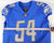 2018 Detroit Lions Alim McNeill #54 Game Issued Blue Jersey Misspelled 46+6 893