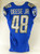 2023 Detroit Lions Derrick Deese Jr #48 Game Issued Blue Jersey 90th Patch 42 4