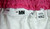 2022-23 Kansas Jayhawks Game Issued White Shorts Breast Cancer M+2 694