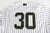 2017 New York Yankees Giovanny Gallegos #30 Game Used White Jersey Memorial 46 7