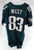 1995-96 Philadelphia Eagles Ed West #83 Game Issued Green Jersey 48 196