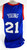 2013-14 Philadelphia 76ers Thaddeus Young #21 Game Issued Blue Jersey Iverson 5