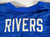 1999 Detroit Lions Ron Rivers #34 Game Used Blue Jersey 48 267