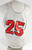 1990s Team USA Basketball #25 Game Issued White Practice Jersey XL 370