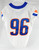 2022 Boise State Broncos #96 Game Used White Jersey Football NP Rem 46 896