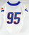 2019 Boise State Broncos #95 Game Used White Jersey Football NP Rem 46 895