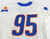 2019 Boise State Broncos #95 Game Used White Jersey Football NP Rem 46 895