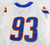 2019 Boise State Broncos #93 Game Used White Jersey Football NP Rem 42 900