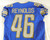 2020 Detroit Lions Craig Reynolds #46 Game Issued Blue Jersey 42+6 901
